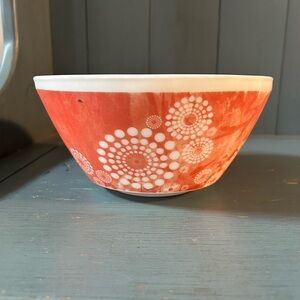 Vintage Charm Inspired By Pryex Tickled Pink Mixing Serving Bowl 10C/2.3L